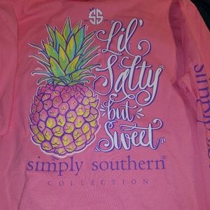 Simply Southern Pineapple Long Sleeve Shirt